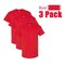 Gildan Unisex Craft-Ready Cotton T-Shirts, Red, Heavy Cotton, 3 Pack